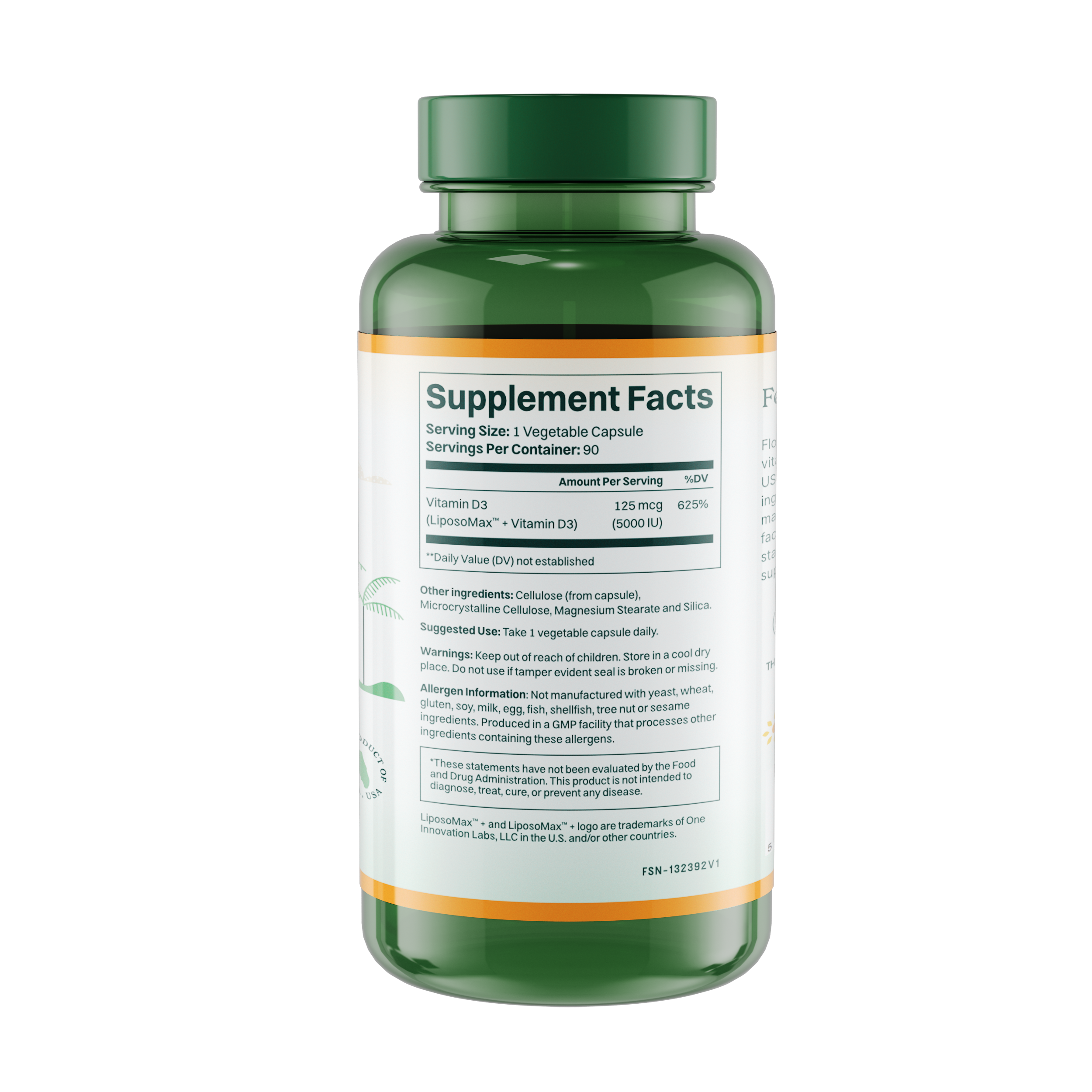 Liposomal Vitamin D3 - 90 Capsules (150mcg) - £0.33 per capsule