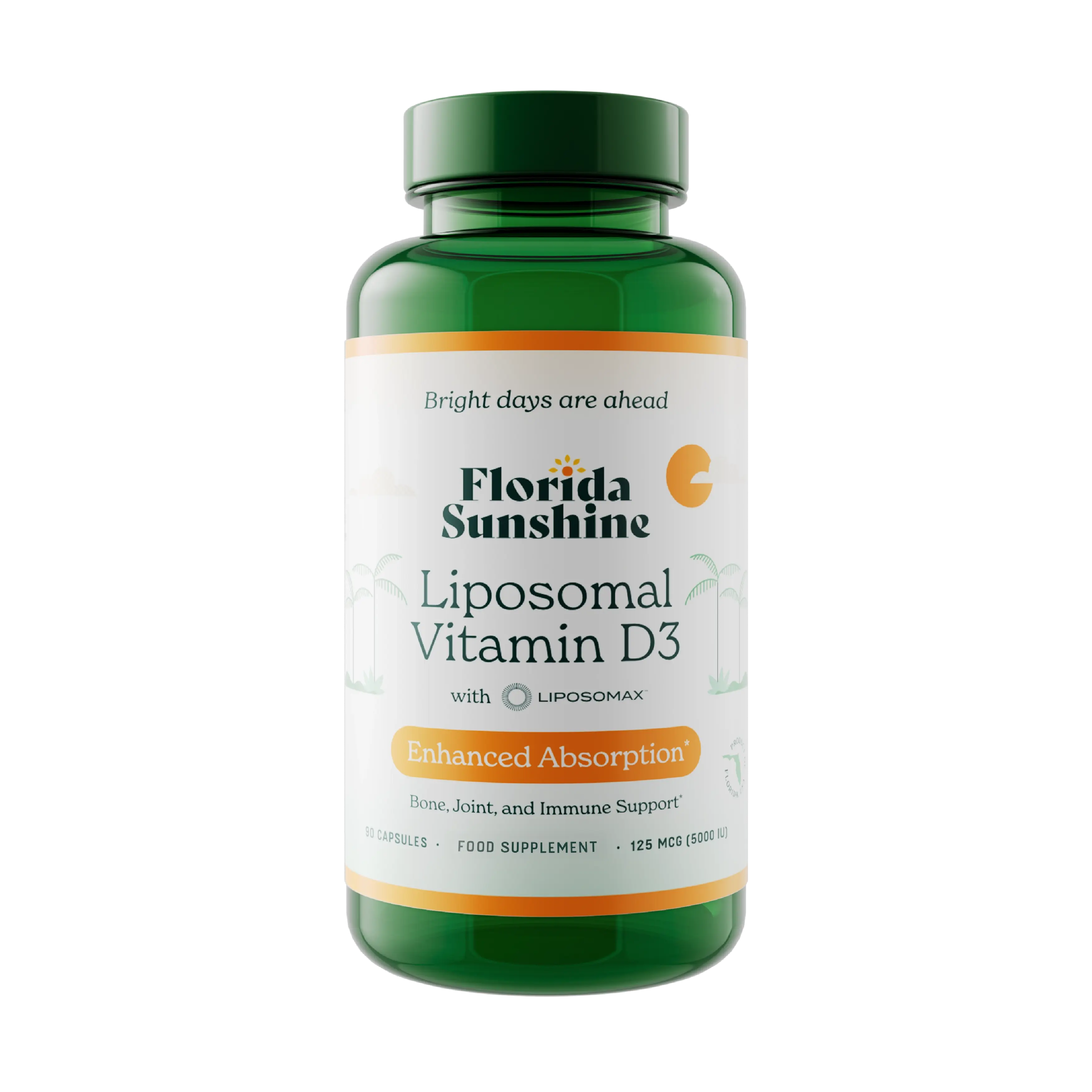 Liposomal Vitamin D3 - 90 Capsules (125mcg) - £0.19 per capsule Florida Sunshine Vitamins
