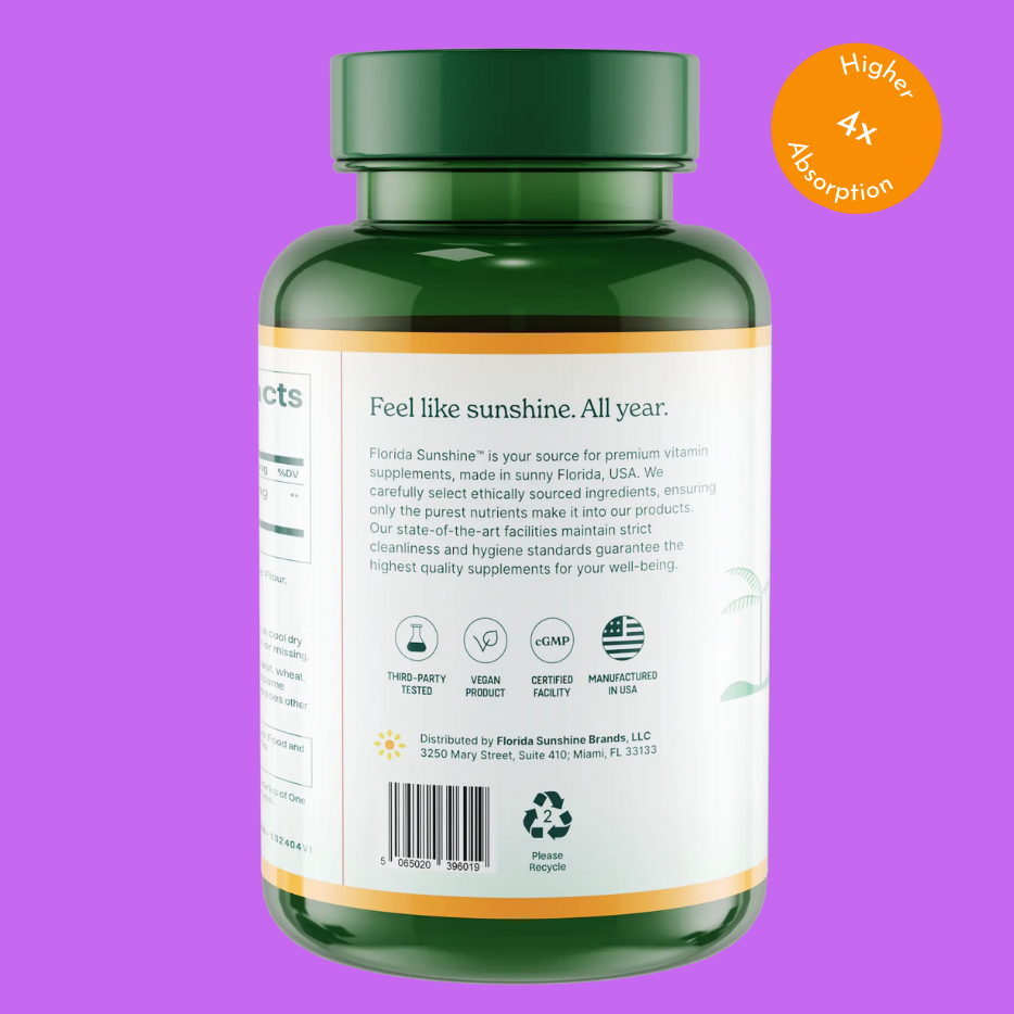 Liposomal Quercetin - 120 Capsules (250mg) - £0.30 per capsule